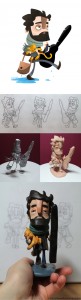 Inside Llewyn Davis Model Making A4man