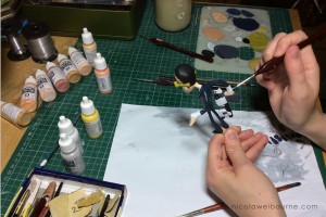 Thin Man Model Painting
